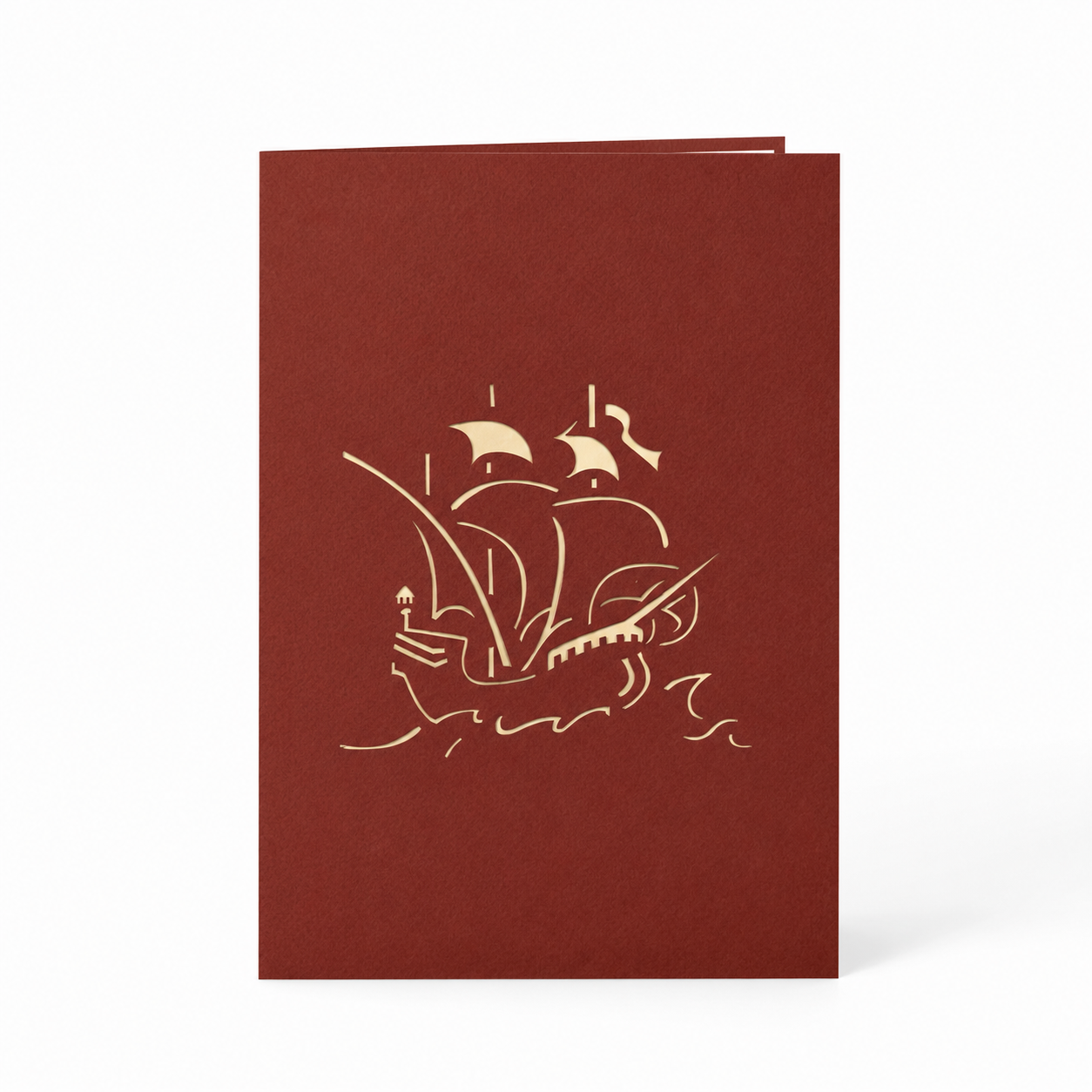 Pirate Ship Pop Card